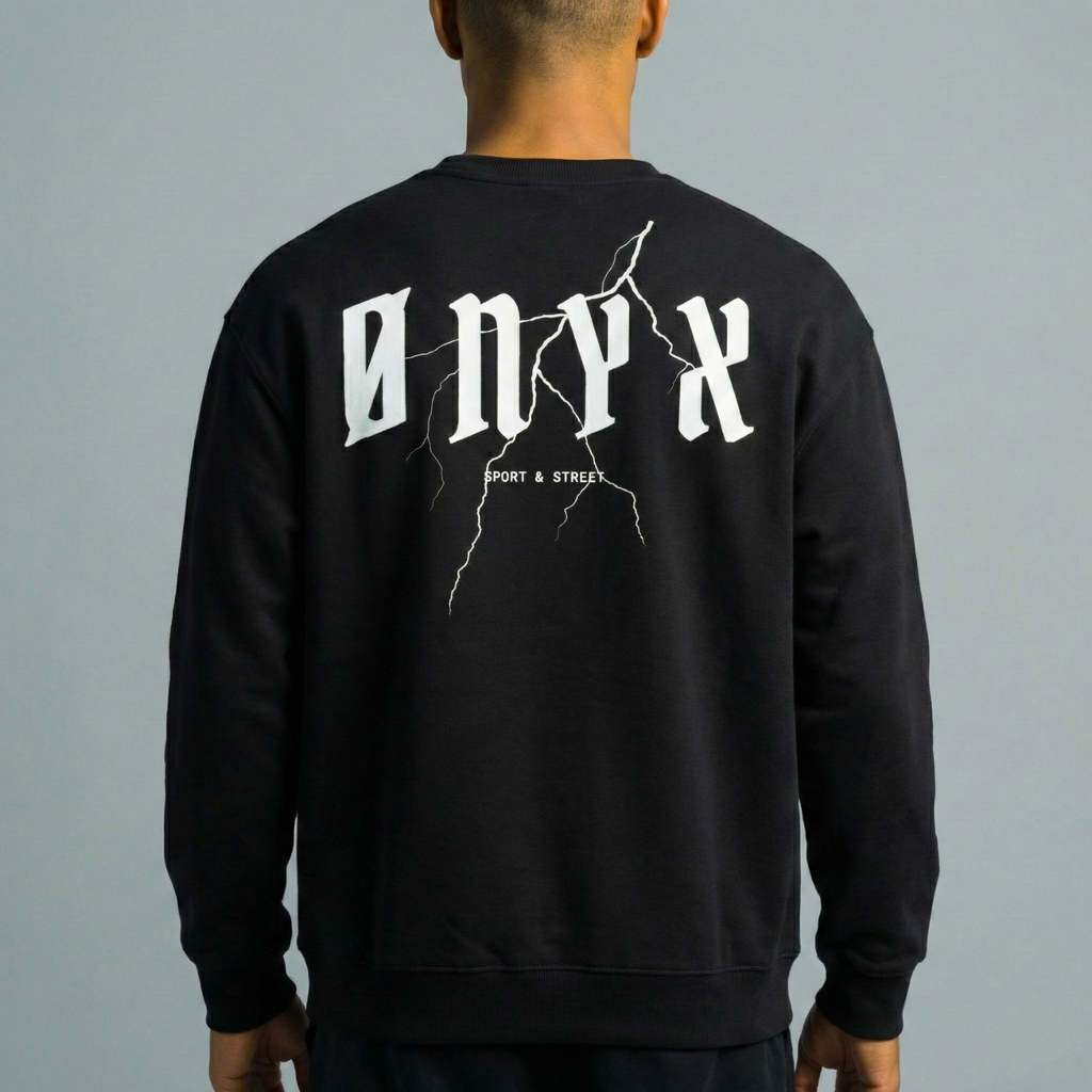 Oversized Lightning Sweater